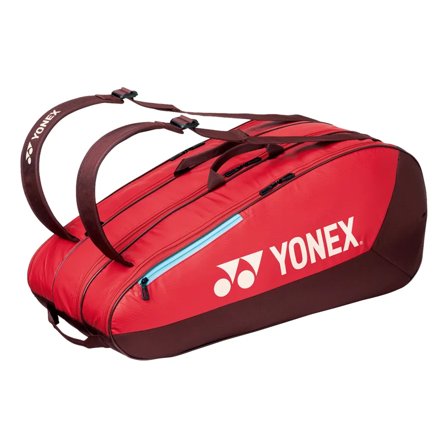 Yonex Team Raquet Bag Schlägertasche -rot, schwarz
