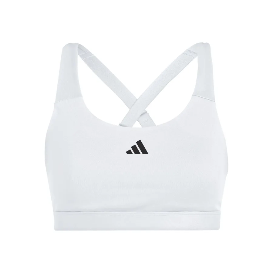 adidas Training High Support Sport-BH Damen - weiß