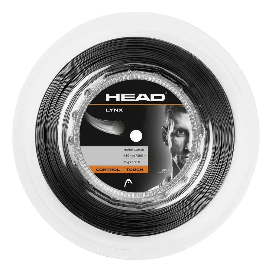 HEAD Lynx Saitenrolle 200m-Anthrazit