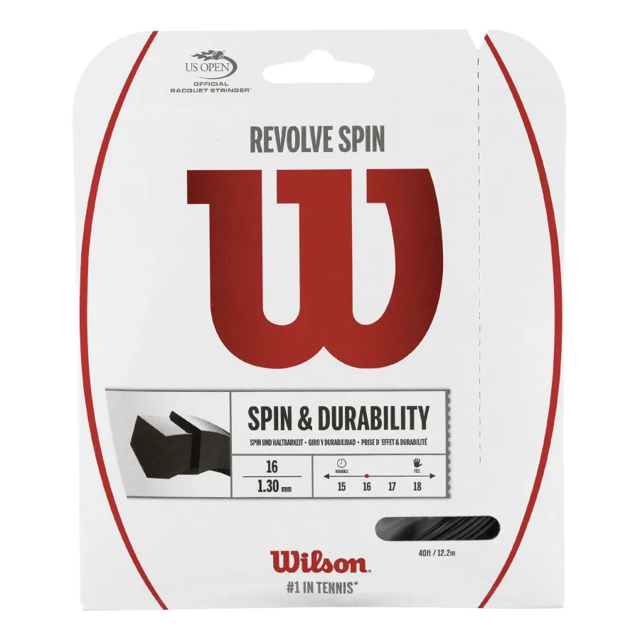 Wilson Revolve Spin Saitenset 12,2m-Schwarz