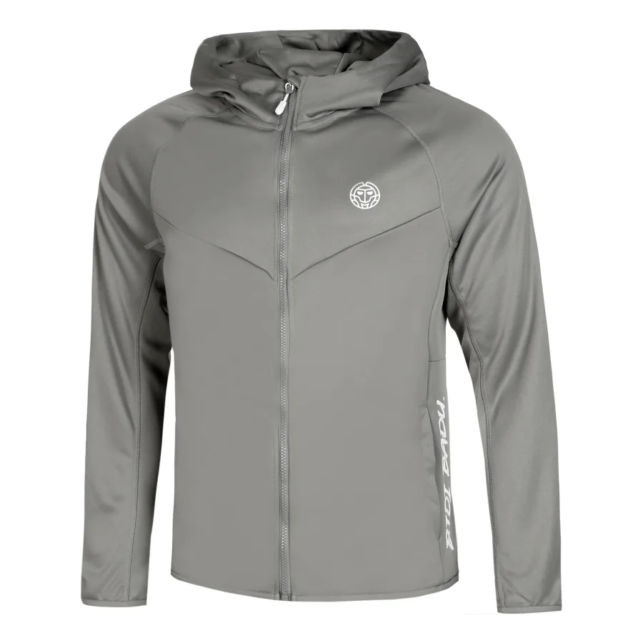 BIDI BADU Crew Hood Trainingsjacke Herren-Grau