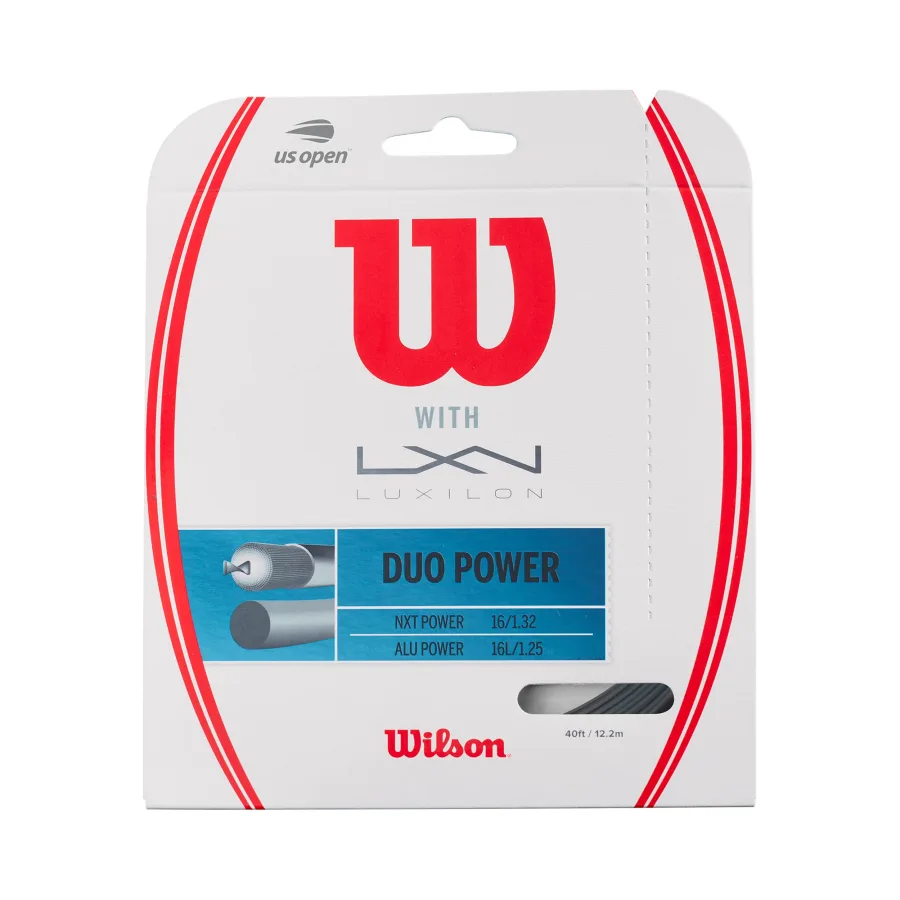 Wilson Duo Power (NXT Power + Alu Power) Saitenset 12,2m-Silber,Nude