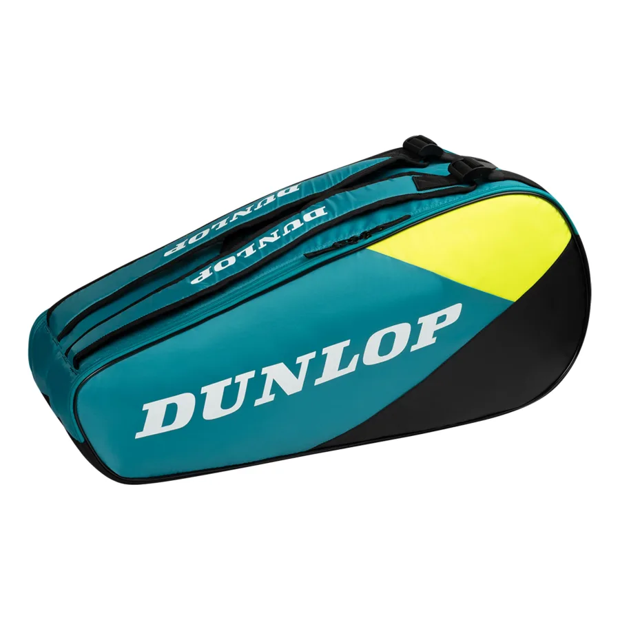 Dunlop SX Club Schlägertasche 6er-Schwarz,Türkis